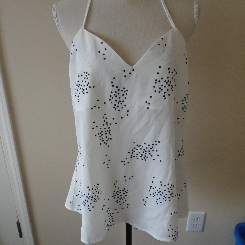 Pink Martini NWT white strappy tank top sz Medium
